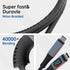 USB 4 Cable with LED Display, 3.3ft USB C 240W Fast Charging Cable with 8K@60Hz 40Gbps Data Transfer USB C Cable Compatible with iPhone15,MacBook,...