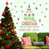 TOARTi Merry Christmas Quotes Wall Decals Happy New Year Quotes Stickers Christmas Tree Snowflake Stickers for Wall Christmas Party Supplies Chris...