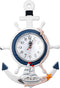 Sea Theme Nautical Anchor Steering Wheel Fishing Net Wall Clock Suit for Hanging Decoration Ornament Shelf Stand Wall Mounted...
