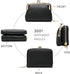 2 in 1 Change Purse Wallet,Credit Card Holder with Cion Purse for Women,Cute Pouch for Gril with Zipper Clasp...
