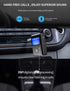 ZIIDOO Visible Bluetooth Car Adapter,Aux Bluetooth Adapter 5.0 with Display Screen,Portable Bluetooth Receiver with DSP/CVC Noise Cancellation and...