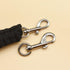 10pcs 1.8 inch Swivel Bolt Snap Clasp Hooks with 10mm O Ring Metal Lanyard Webbing Belt Lobster Buckle Clips DIY Accessory Black...