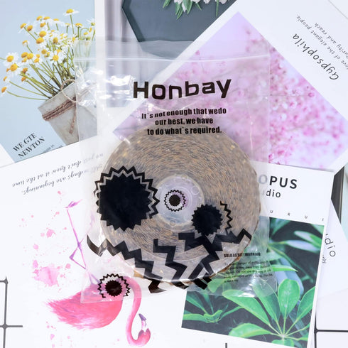 Honbay Sparkly Polyester Star Ribbon Trim Embellishment, Star Decoration Ribbons, for Wedding, Birthday, Valentine's Day, Baby Shower, Christmas, ...