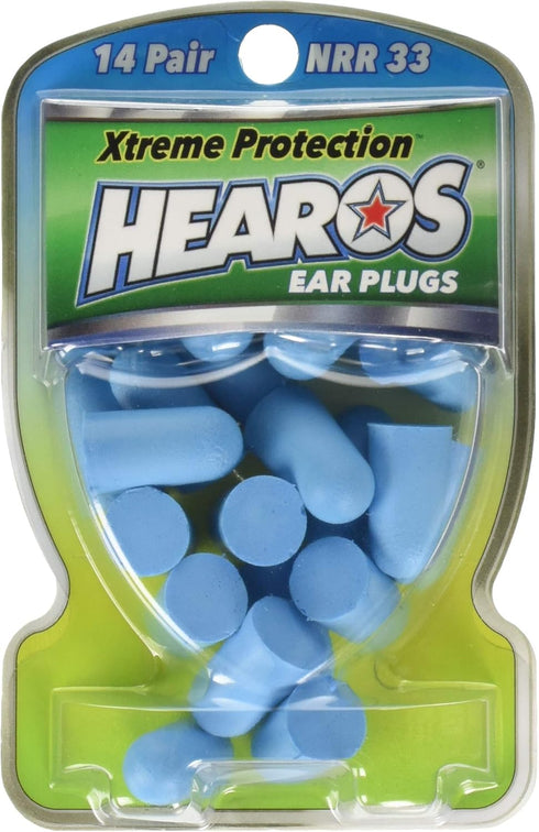 HEAROS Xtreme Protection Series Foam Ear Plugs, 14 Pair (Pack of 3)...