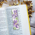 FREEBLOSS 6 Set Iris Cross Stitch Bookmark Kits Hand Embroidery Kit for Beginners Counted Cross Stitch Kit DIY Bookmark Kit Full Cross Stitch Embr...