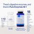 Essential Stacks Pure Digestive Enzymes (Gluten, Dairy & Soy Free) - 18 Enzymes for Digestion incl. Amylase, Lipase & Lactase - Vegetarian & Non-G...