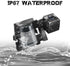 RED WOLF Aftermarket Backup Camera for Jeep Wrangler JK 2007-2018 Mouting on License Plate Bracket Reverse Rear View Parking Camera 170° Wide Visi...