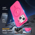 Magnetic for iPhone 13 Case & iPhone 14 case, Compatible with Magsafe, Built-in Stash Stand, Matte Scratch-Resistant Back Cover Shockproof Phone C...