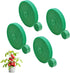 4 Rolls Garden Tie Green Tape - Twist Ties for Plants 1/2" 65.6ft Garden Plant Ties? Reusable Stretch Tie Tape for Plants - Plant Twist Tie for Pl...