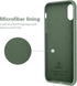 OTOFLY iPhone XR Case, Soft Silicone Full-Body Protective Bumper, Compatible with Apple iPhone XR 6.1 inch, Calke Green......