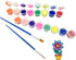 Suncatcher Paint - 2 Strips + 2 Brushes - Stained Glass Paint Window Art Paint Suncatcher Craft Paint for Sun Catchers Transparent Paint Sun Paint...