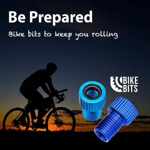 Presta Valve Adapter - Convert Presta to Schrader - French/UK to US - Inflate Tire Using Standard Pump or Air Compressor...