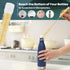Bottle and Straw Brush Cleaning Set - Ergonomic & Plastic Free Bamboo Bottle Brush, All in One Bottle Cleaning Set, Sturdy Eco Friendly Water Bott...