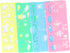 4pcs Plastic Drawing Stencils Set Plastic Ruler Animals Painting Templates Colorful Drawing Scale Template DIY Crafts Set for Art and Craft Projec...