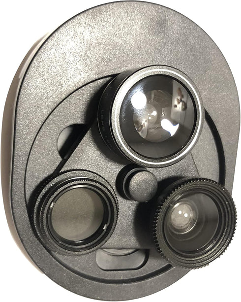 Mobile Phone Lens,3 in 1 with Clip On 198 Degree Fish Eye Lens +0.63X Wide Angle+15X Macro Lens, with CPL, Mobile Phone HD Camera Lens Kit for, Sm...