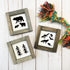 65 Pieces Animal Stencils for Painting, Small Reusable Deer Bear Stencil Template Tree Bee Bird Mountain DIY Craft Paint Stencils for Painting on ...