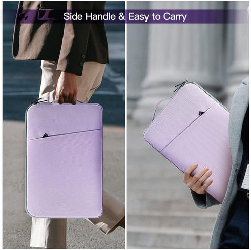 15.6 Inch Laptop Sleeve Case Water-Resistant Computer Bag with Handle for HP Lenovo Dell ASUS Acer Chromebook 15 / HP Envy X360 15.6 / Acer Aspire...
