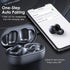 i20 Clip on Open Ear Earbud air Conduction s Wireless Bluetooth Headphones with mic Noise Cancelling Waterproof for Sports,Cycling,Driving,Running...
