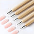 Walfront 5Pcs Double End Embossing Stylus Set Stainless Steel Ball Tip Tracing Dotting Stylus for DIY Painting Engraving Shaping......