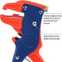 BOENFU Automatic Wire Stripper and Cutter, 2 in 1 Heavy Duty Wire Stripping Tool Adjustable Eagle Nose Wire Stripper for Electronic and Automotive...