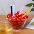 100PCS Disposable Sporks, Eco-Friendly Durable Plastic Spork, 2 in 1 Forks and Spoons Great for Lunch, Picnics or Restaurant and Party Supply (Whi...
