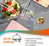 Reusable Long Silicone Cooking Chopsticks with Spoon 12 Inches Dishwasher Safe BPA-free Non-Slip Pastel Color Kitchen utensils Made in Korea (Past...
