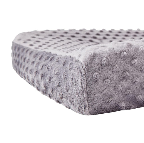 Changing Pad Cover Super Soft Dots Skin-Friendly Breathable Wipeable Changing Table Sheets for Baby Boy and Baby Girl (Rose Gray)...