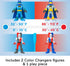 Fisher-Price Imaginext DC Super Friends Batman Toys, Color Changers Figure Set, Batman & Harley Quinn for Preschool Kids Ages 3+ Years...