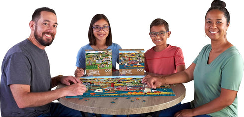RoseArt - Home Country- Cape Ann - 1000 Piece Jigsaw Puzzle for Adults...