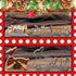 KAISHANE 3D Christmas Cookie Cutter 8 Piece Set Holiday Cookie Biscuit Cutter Set - Snowman Christmas Tree Reindeer and Sled for Kids Christmas Pa...