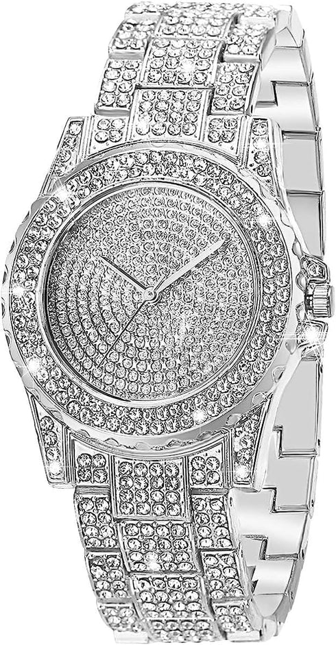 SIBOSUN Watches for Women Women's Wrist Watches Bracelet Fashion Bangle Womens Watch/Iced Out Watch Diamond Watches for Men Luxury Mens/Womens Wat...