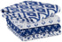 DII Tunisia Blue Market Tabletop and Kitchen Collection, Dishtowel Set, 18x28, Blue Market, Set of 4...