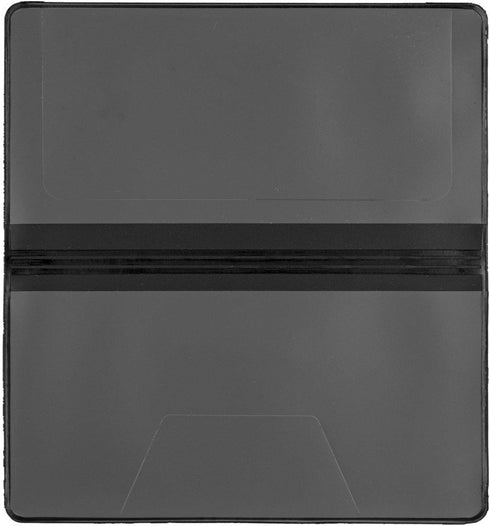 Black Vinyl Checkbook Cover, Top Tear Personal Vinyl Checkbook Cover...