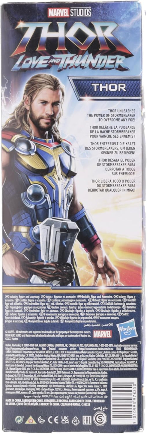 Marvel Marvel Avengers Titan Hero Series Thor Toy, 12-Inch-Scale Thor: Love and Thunder Action Figure with Accessory, Toys for Kids Ages 4 and Up...