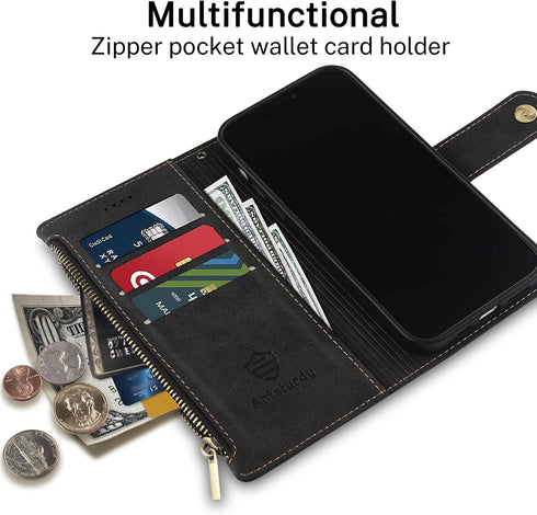 Antsturdy Samsung Galaxy A33 5G Wallet case with Card Holder for Women Men,Galaxy A33 5G Phone case RFID Blocking PU Leather Flip Shockproof Cover...