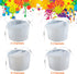 Cayway 18 PCS Split Cup for Paint Pouring, Art Split Cup Acrylic Paint Pour Split Cup Resin Pouring DIY Making Painting Tools, Resin Mixing Cups P...