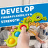 LiKee Fidget Popper Sensory Baby Toys for 10+ Months, Montessori Busy Toy for 1 2 3 Year Old Toddlers Push and Popping Bubbles Fine Motor Skill, T...