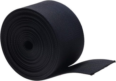 Shapenty 2 Inch Black Nylon Webbing Strap Weave Strapping Replacement for Belts, Buckles, Bags, DIY Luggage Strap Making, Backpack Repairing, Dog ...