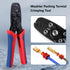 Knoweasy Weatherpack Crimp Tool and Open Barrel Terminal Crimp Tool for Molex, Delphi, AMP/Tyco, Harley - Wire Crimper Compatible with Deutsch DT ...
