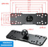 1" Ball Aluminum Alloy Fish Finder Mounting Plate, Universal Marine Electronic Mount Plate for Garmin, Lowrance, Humminbird, Raymarine, for RAM Mo...