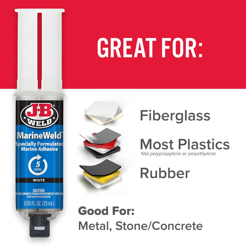 J-B Weld 50172 25 ml. MarineWeld Syringe...