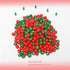 300Pcs10mm Wood Beads for Craft/Christmas Decor Red and Green Painted Wooden Beads Hole 3mm, Loose Spacer Beading Supplies for Jewelry Making/DIY ...