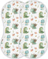 Burbuja Cute Dragon Muslin Baby Burp Cloths, Soft & Absorbent Cotton Burping Rags for Newborn Boys & Girls, 2 Pack...