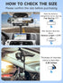 Rearview Mirror Phone Holder, 2024 Upgraded 360° Rotating Rear View Mount with Adjustable Arm Length, Multifunctional Universal Car All 4-7 Inch M...