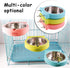 Crate Dog Bowl Removable Stainless Steel Water Food Feeder Bowls Cage Coop Cup for Cat Puppy Bird Pets (Large, Blue with Corrugated Clip)...