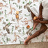 Baby Hunting Woodland Animals Blanket for Girls & Boys Wild Animals Swaddle Blankets Hunting Deer Duck Leaves Baby Toddler Newborn Nursery Bed Bla...