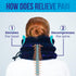 Three Tube Cervical Traction Device - Neck Decompression Devices for Neck Pain Relief - Adjustable Neck Stretcher - Helps to Relieve Pressure on t...