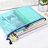 zipper pouch bag Plastic envelope,mesh zipper pouch bags waterproof folder A4 size folder signature pocket, can hold pens, books, documents pencil...