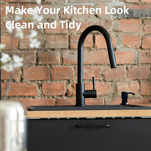 Soap Dispenser Extension Tube Kit,Soap Dispenser Kitchen,Stainless Steel,with 39" Extension Tube,Connects Directly to Dish Soap Container,Hand Soa...