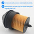 Oil Filter and Cap Assembly, Replace 12605565, PF458G Compatible with Buick Chevy GMC Polaris Ponitac Saturn - LaCrosse Regal Cavalier Cobalt Equi...